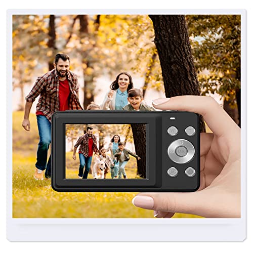 TOUMENY 1080P Hd Digital Camera, 44 Million Photos 16 Times Digital Zoom Camera Anti-Shake Home Video Camera