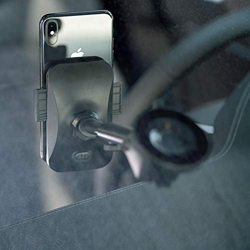 KLKE Car Phone Holder,Universal Cell Phone Holder for Car,Strong Suction Cup Dashboard Windshield Mount with Quick Release Landscape Portrait Mode for iPhone、Samsung Galaxy、LG...