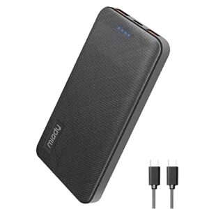 miady 2021 upgraded 20w pd power bank 24000mah, usb-c portable charger, portable phone charger for iphones and android smartphones