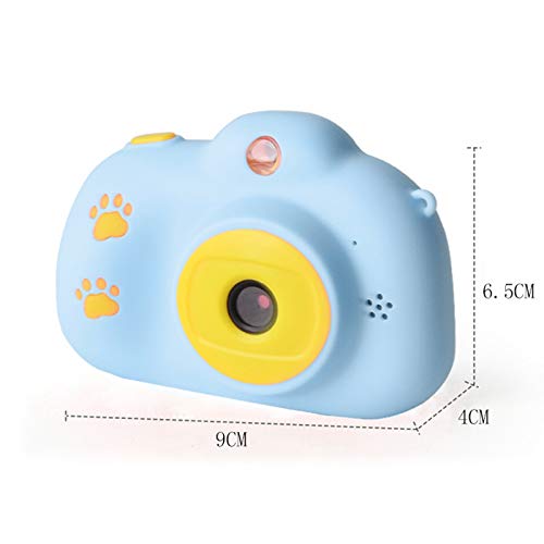 Kids Camera 1080p Hd Digital Video 8mp Camera 2-inch IPS Screen Selfie Micro Camera with 32gb Sd Card Rechargeable Children Camera Birthday New Year Toy Gifts (Blue)