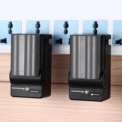 Powerextra EN-EL3E 2X EN-EL3E Battery & Charger Compatible with Nikon D50, D70, D70s, D80, D90, D100, D200, D300, D300S, D700 D900 Digital Cameras (Free Car Charger Available)