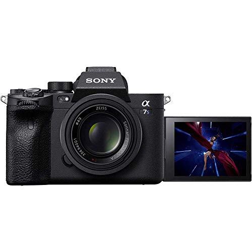 Sony Alpha a7S III Mirrorless Digital Camera (Body Only) (ILCE7SM3/B) + Sony FE 16-35mm Lens + 4K Monitor + Pro Headphones + Pro Mic + 2 x 64GB Memory Card + 3 x NP-FZ-100 Battery + More (Renewed)