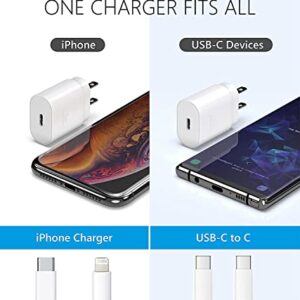 USB C 25W PD Fast Charger Block for iPhone 14 13 More Power Type C Charger Wall Plug Adapter Quick Charging Block Compatible with iPhone 14/14 Pro/Pro Max/iPhone 13/iPhone 12/iPad Pro/GalaxyS22/S21