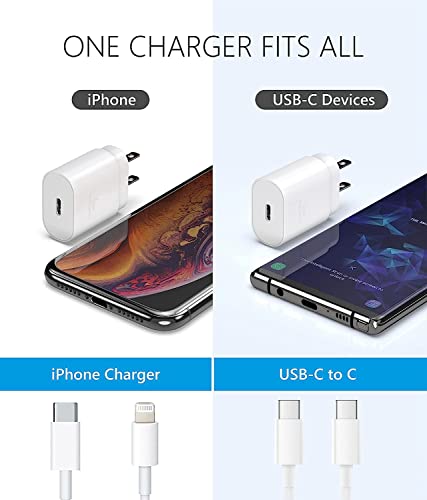 USB C 25W PD Fast Charger Block for iPhone 14 13 More Power Type C Charger Wall Plug Adapter Quick Charging Block Compatible with iPhone 14/14 Pro/Pro Max/iPhone 13/iPhone 12/iPad Pro/GalaxyS22/S21