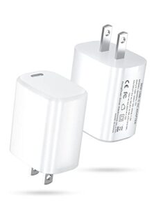 [2 pack] 30w usb c power adapter charger – for google pixel charger 7/6,iphone 14/14 pro/14 pro max/13/13 mini/13 pro/13 pro max/12,samsung galaxy s21/s22,note 20,ipad pro 12.9/11 inch,macbook air