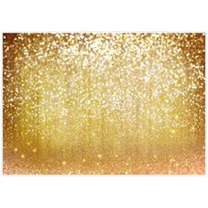 allenjoy 7x5ft happy birthday backdrop golden bokeh spots (not glitter sequin) photography background for graduation bday wedding bridal baby shower party decor banner portrait photo booth props