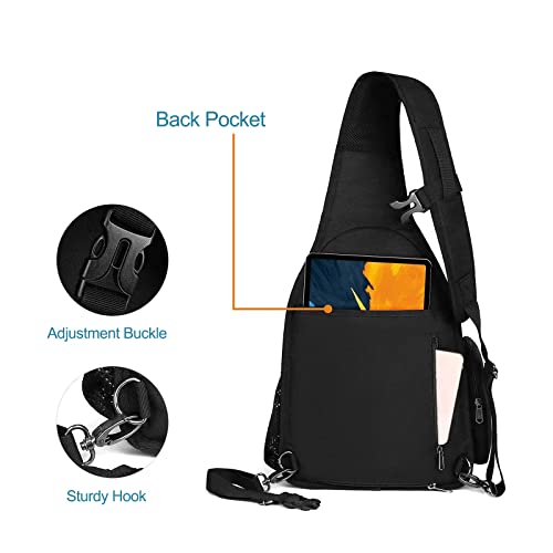 MOSISO Camera Bag Sling Backpack, Full Open Camera Case with Tripod Holder&Rain Cover&Modular Insert for DSLR/SLR/Mirrorless Camera Compatible with Canon/Nikon/Sony/Fuji, Black