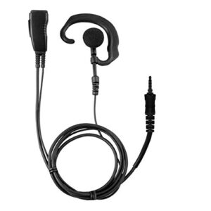 pryme lmc-1eh42 ear hook earpiece and mic headset for vertex standard evx-s24 two way radios