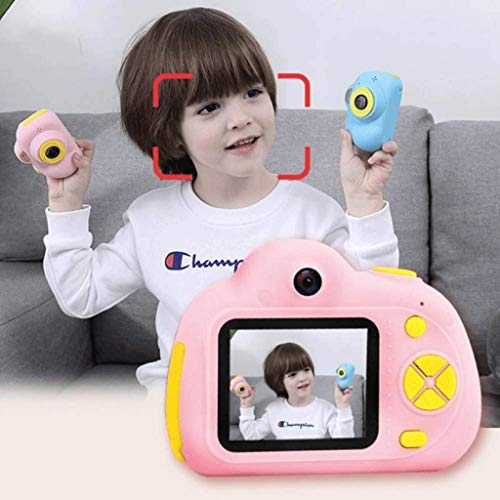 LKYBOA Kids Camera Digital Toys Gift for Years Old Girls LCD Screen Shockproof Silicone Cover Outdoor Play (Color : A)