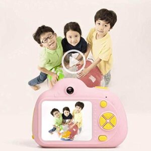 LKYBOA Kids Camera Digital Toys Gift for Years Old Girls LCD Screen Shockproof Silicone Cover Outdoor Play (Color : A)