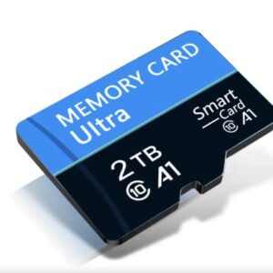 2TB Micro SD Card Memory Card 2 TB TF Card with Adapter High Speed Class 10 Memory Card for Android Phones/PC/Computer/Camera