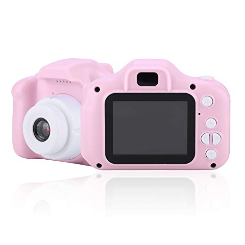 Eulbevoli Kid Camera IPS Color Screen 1080P 2.0 inch One-Button Operation Children's Digital Camera Fun and Practical,for Children(Pink)