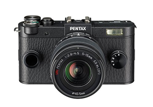 Pentax PENTAX Q-S1 02 Zoom Kit (Black) 12.4MP Mirrorless Digital Camera with 3-Inch LCD (Black)
