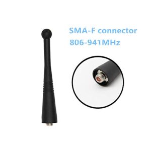 KS K-STORM Radio SMA-F Stubby Antenna 806-941MHz for Motorola XTS2500 XTS3000 XTS5000 HT1000 MTS2000 MTX850 Walkie Talkie