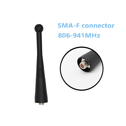 KS K-STORM Radio SMA-F Stubby Antenna 806-941MHz for Motorola XTS2500 XTS3000 XTS5000 HT1000 MTS2000 MTX850 Walkie Talkie