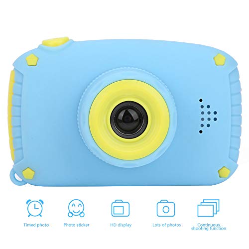 Qinlorgo Cartoon Digital Camera, ABS Convenient Baby Mini Camera with 1200mAh Battery for Child for Kids for Game for Video Recording(X500 Rabbit)
