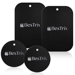 bestrix metal plate for magnetic mount with 3m adhesive (set of 4) extra thin