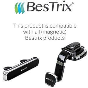 Bestrix Metal Plate for Magnetic Mount with 3M Adhesive (Set of 4) Extra Thin