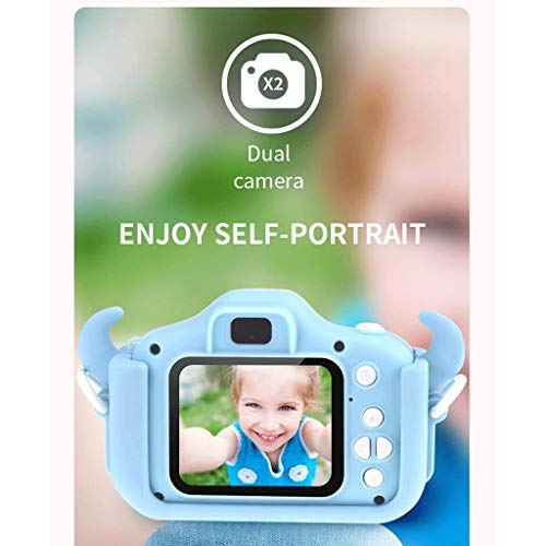 LKYBOA Digital Camera Kids Camera Screen Portable Compact Children's Cartoon Digital,Kids Camera (Color : A)