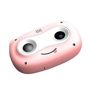 lkyboa children camera digital – kids mini camera toy birthday gift portable（blue,pink） (color : pink)