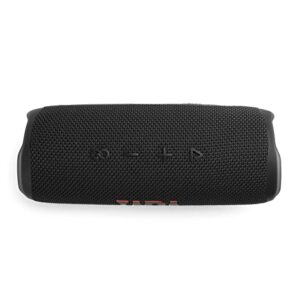 JBL Flip 6 Waterproof Portable Wireless Bluetooth Speaker Bundle with divvi! Premium Hardshell Case - Black