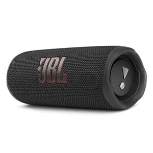 JBL Flip 6 Waterproof Portable Wireless Bluetooth Speaker Bundle with divvi! Premium Hardshell Case - Black