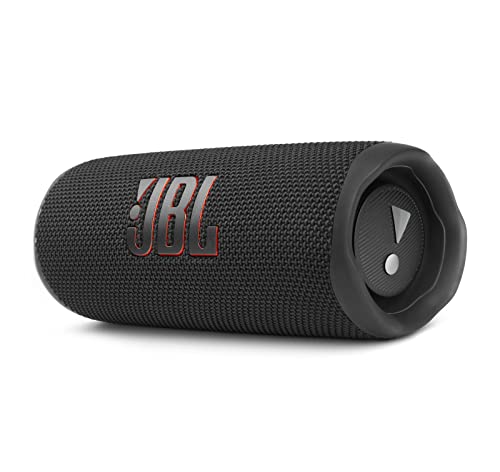 JBL Flip 6 Waterproof Portable Wireless Bluetooth Speaker Bundle with divvi! Premium Hardshell Case - Black