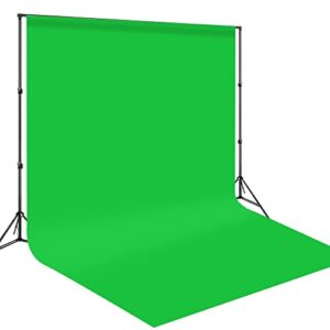 yayoya green screen backdrop 10x20ft for photography, chromakey green screen green muslin background, large seamless green photo backdrop background cloth for meeting youtube video streaming gaming