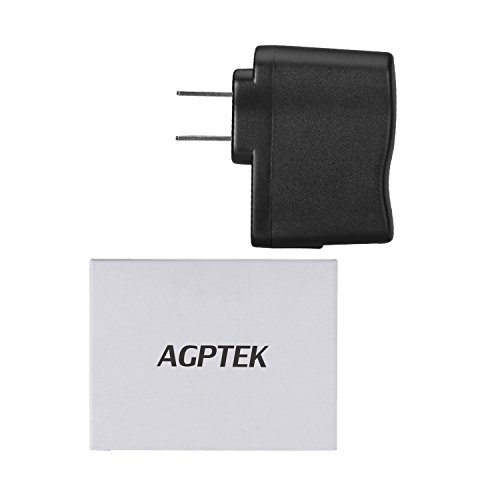 AGPTEK USB Wall Charger 5V 500mA for iPod, Sony, Walkmam, SanDisk MP3 MP4 Player, Fitness Tracker, Fitbit, Black
