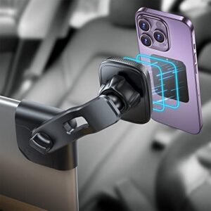 APPS2Car Magnetic Phone Mount for Tesla 3/Y, Tesla Phone Mount 【Flip Cover Design】【Double 3M Adhesive Pad】, Tesla Model 3/Y Accessories Strong Magnet Compatible with iPhone 14/13/12/Samsung All Phones