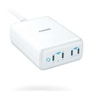 Anker USB C 120W, 547 Charger, PowerPort III 4-Port Charging Station for MacBook Pro/Air, iPhone 13/13 Mini / 13 Pro / 13 Pro Max / 12, Galaxy, Pixel 4/3, iPad, iPad Mini, and More