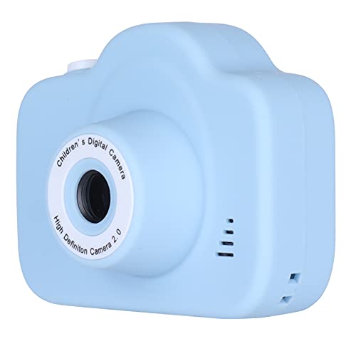 Zyyini Digital Camera, Child Camera, Mini Portable Camera, Educational Toy Camera, with Front and Rear Dual Cameras and IPS Screen, Support 1080P, for Videos(Blue)