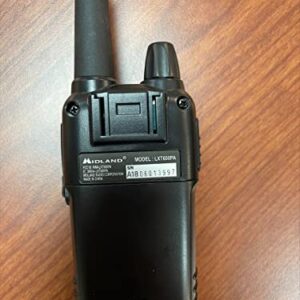 Midland - LXT600VP3, 36 Channel FRS Two-Way Radio - Up to 30 Mile Range Walkie Talkie, 121 Privacy Codes, NOAA Weather Scan + Alert (Pair Pack) (Black)