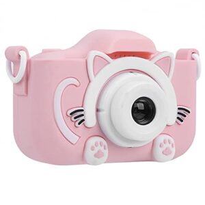 children camera, 2400w pixels durable abs practical digital children camera, for children kids(pink, pisa leaning tower type)