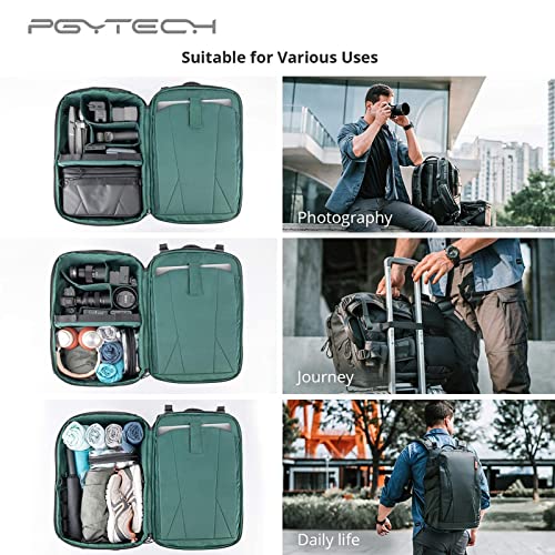 PGYTECH OneMo Camera Backpack 25L with Shoulder Bag for DJI AVATA,Mini 3 Pro, Mavic 3, Air 2S, FPV, Sony, Canon, Nikon, Drone, Mavic 2/Air 2, OSMO Action/Pocket, DSLR/SLR Mirrorless, Camera Tripod