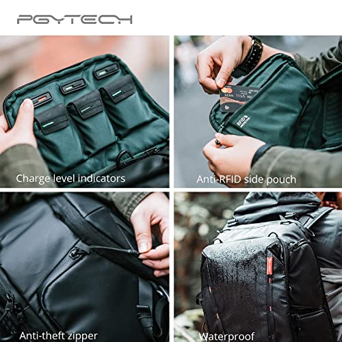 PGYTECH OneMo Camera Backpack 25L with Shoulder Bag for DJI AVATA,Mini 3 Pro, Mavic 3, Air 2S, FPV, Sony, Canon, Nikon, Drone, Mavic 2/Air 2, OSMO Action/Pocket, DSLR/SLR Mirrorless, Camera Tripod