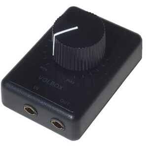 Volbox inline audio volume control attenuator 3.5mm 1/8" aux