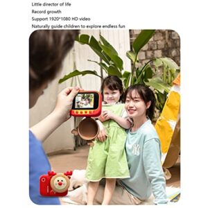 LINXHE Kids Camera - Digital Children Camera 48M 1080P Video Camera Toddler Boys Girl, 2.4 inch HD Screen Toys Christmas Birthday Gifts for Boy Girl (Color : Red)