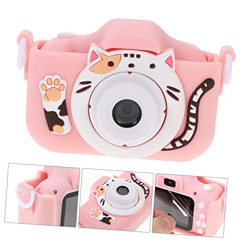 Milisten Digital Camera 2pcs Cartoon Digital Recorder Cameras Portable Children Toy Cat Mini Camera Boys Toddler Selfie Gaming Video Girls for P Kids Toddler Camera