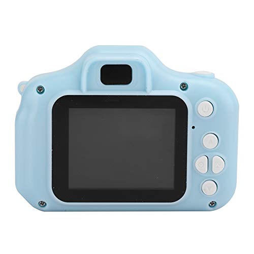 Kids Selfie Camera, Rechargeable Battery Kid Mini Photography Camera Digital Front and Rear Cameras for for Parent-Child Entertainment(Blue-General Purpose)
