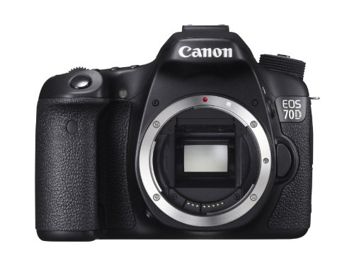 Canon EOS 70D (8469B002) Digital SLR Cameras Black 20.2 MP Digital SLR Camera - Body (International Version - No Warranty)