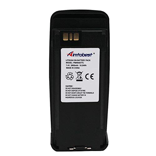 PMNN4066A PMNN4077C 2600mAh Li-ion Battery Compatible for Motorola XPR6350 XPR6550 XPR6380 XPR6580 XPR6100 XPR6300 XPR6500 DP3400 DP3600 DGP4150 DGP6150 XiR P8268 Radio (OEM Without IMPRES function)