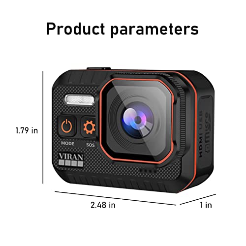 Qonioi Ip68 Diving Digital WiFi Camera 4k Cameras for Photography 24mp Digital Picture Resolution Camera for Traveling Diving Both Drop-Proof, Dust-Proof and Shock-Proof, Supports Surfing