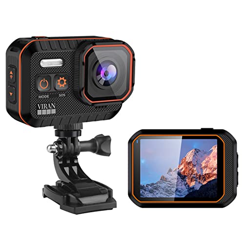 Qonioi Ip68 Diving Digital WiFi Camera 4k Cameras for Photography 24mp Digital Picture Resolution Camera for Traveling Diving Both Drop-Proof, Dust-Proof and Shock-Proof, Supports Surfing