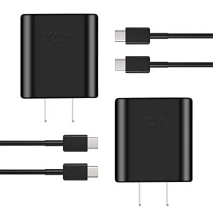 45w usb c charger,2-pack samsung super fast charging wall charger for samsung galaxy s22 ultra/s22/s22 plus/s23 ultra/s23/s23 plus/s21/note 10/10 plus,galaxy tab s8/s8+/s8 ultra with 5ft type c cord