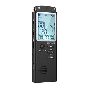mmx digital voice recorder voice activated recorder with playback – upgraded small tape recorder for lectures, meetings, interviews, mini audio recorder usb charge, mp3