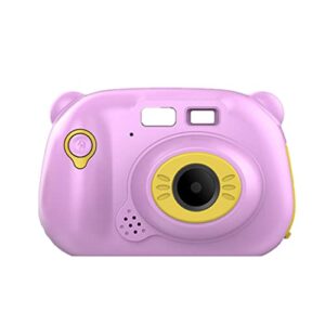 linxhe kids digital camera for boys & girls – 2.0 inch selfie camera for kids, 1080p rechargeable children video camera for christmas new year gift (color : pink)