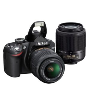 Nikon D3200 24.2 MP CMOS Digital SLR with 18-55mm VR and 55-200mm Non-VR DX Zoom Lenses