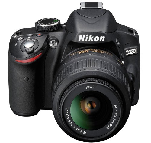 Nikon D3200 24.2 MP CMOS Digital SLR with 18-55mm VR and 55-200mm Non-VR DX Zoom Lenses