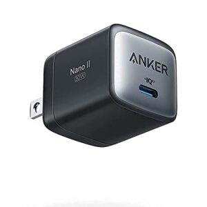 USB C , Anker Nano II 30W Fast Charger Adapter, GaN II Compact Charger (Not Foldable) for MacBook Air/iPhone 13/13 Mini/ 13 Pro/ 13 Pro Max/ 12, Galaxy S21, Note 20, iPad Pro, Pixel, and More